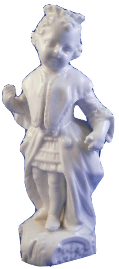 Antique KPM Berlin Blanc de Chine Porcelain Lady Figurine Figure Porzellan Figur