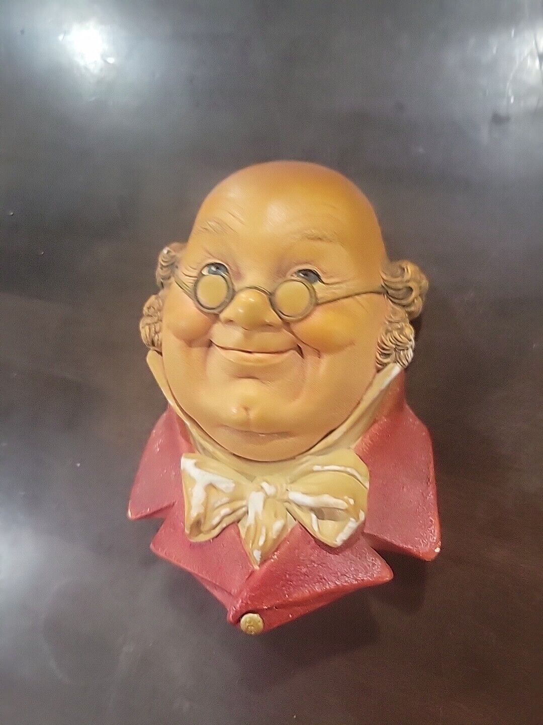 Bossons Mr. Pickwick Chalkware Head Charles Dickens Collection Vintage 1964