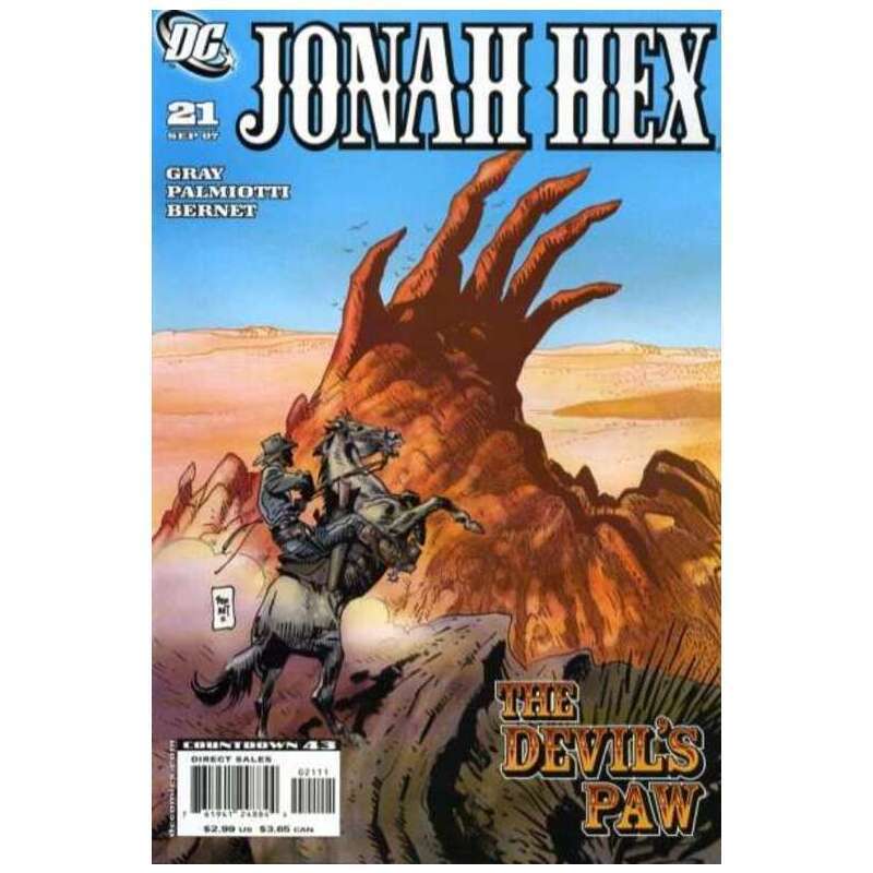 Jonah Hex (2006 series) #21 in Near Mint condition. DC comics [l*