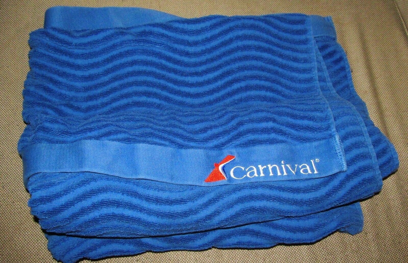 CARNIVAL CRUISE SHIP - Light Blue Towel with Carnival Logo 60\