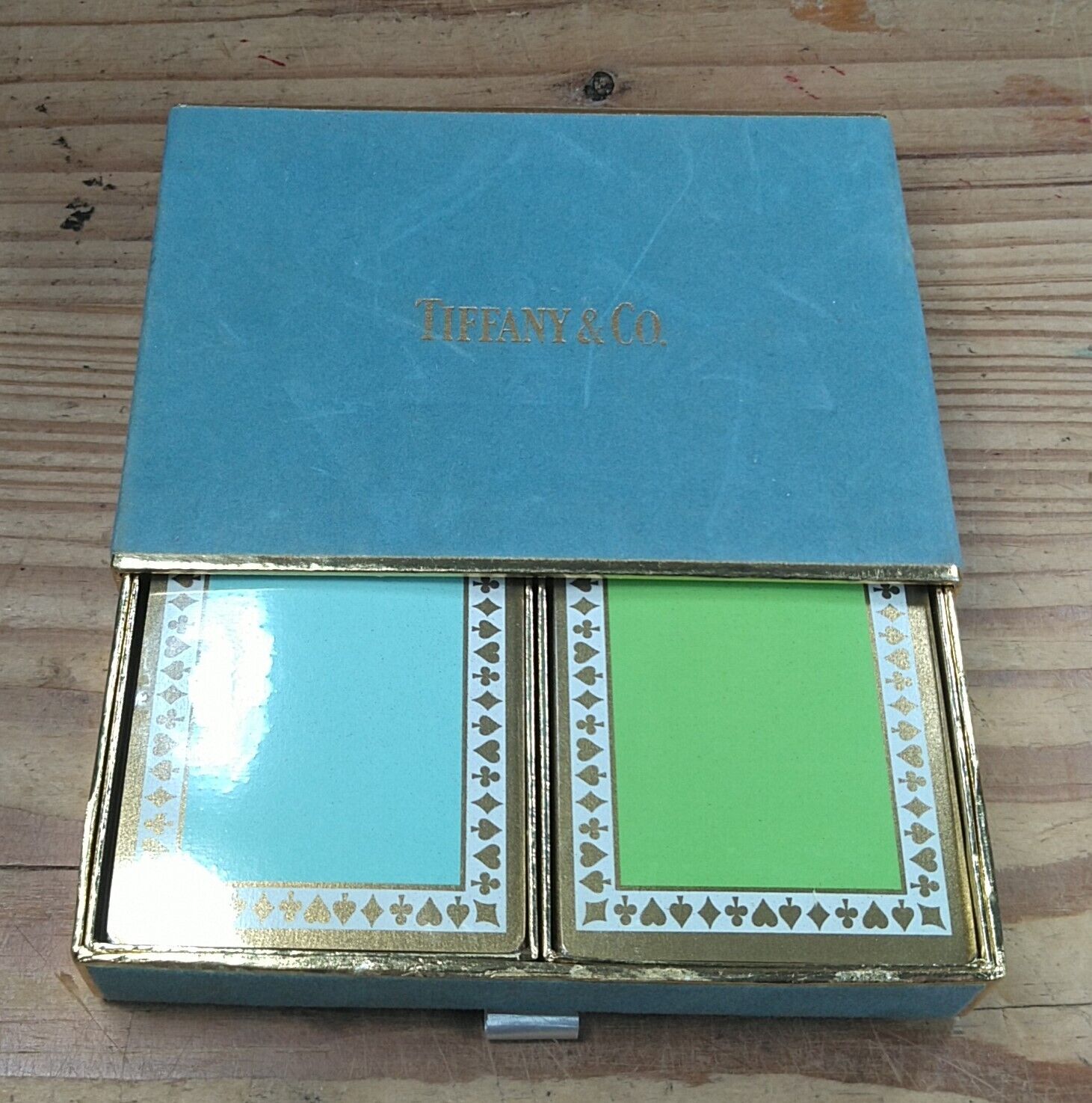 Vintage Tiffany & Co. Playing Cards Double Deck Set Cards Still Sealed