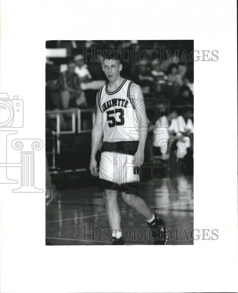 1995 Press Photo Chalmette High School Boy's Basketball Team #53 John Russell