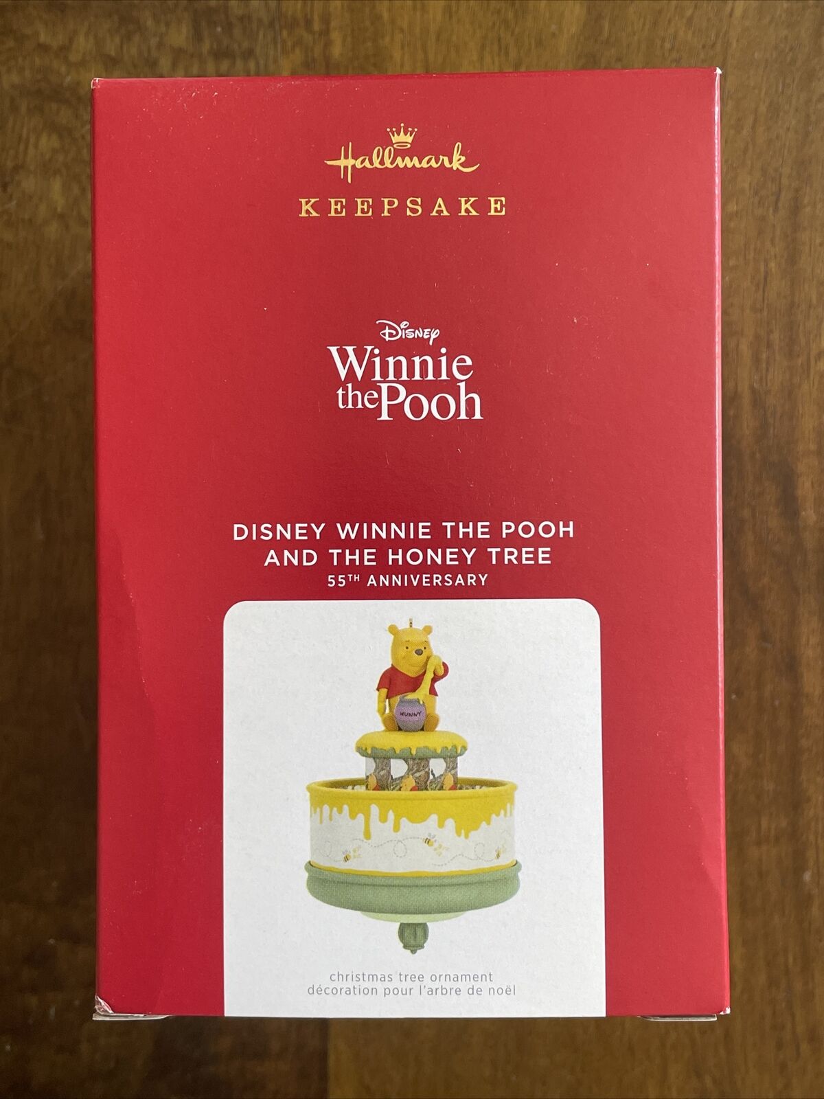 Hallmark Ornament 2021 Winnie the Pooh & the Honey Tree 55th Anniversary Disney