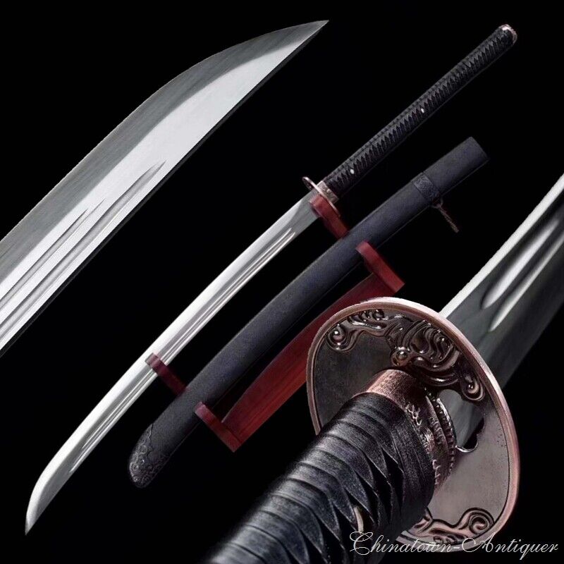 Japanese Chopping Horse Saber Broadsword Sword Steel Sharp Battle Ready #1806