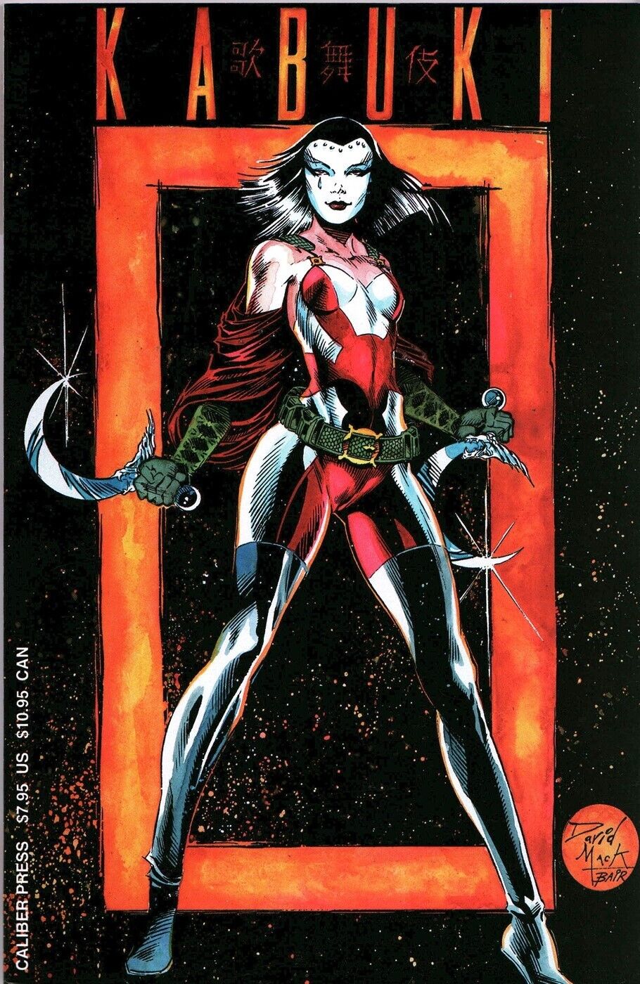 Caliber Comics Kabuki Compilation TPB #1 Graphic Novel Comic Book 1995