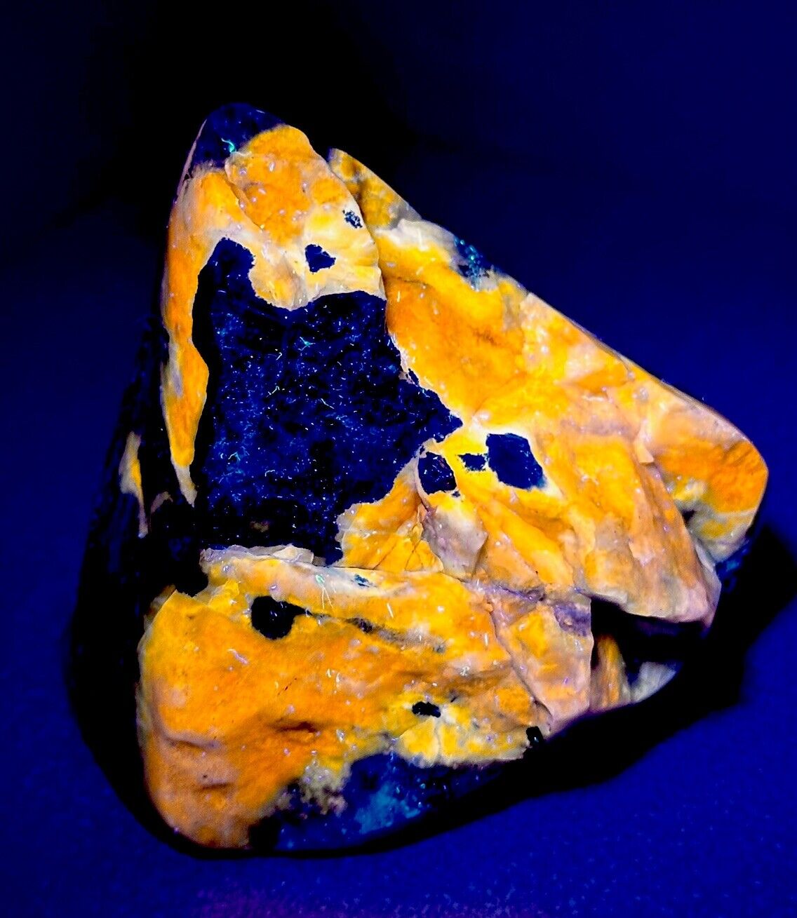 333 Gram, Rare Flourescent Sodalite Afghanite, lazurite & Pyrite in one specimen