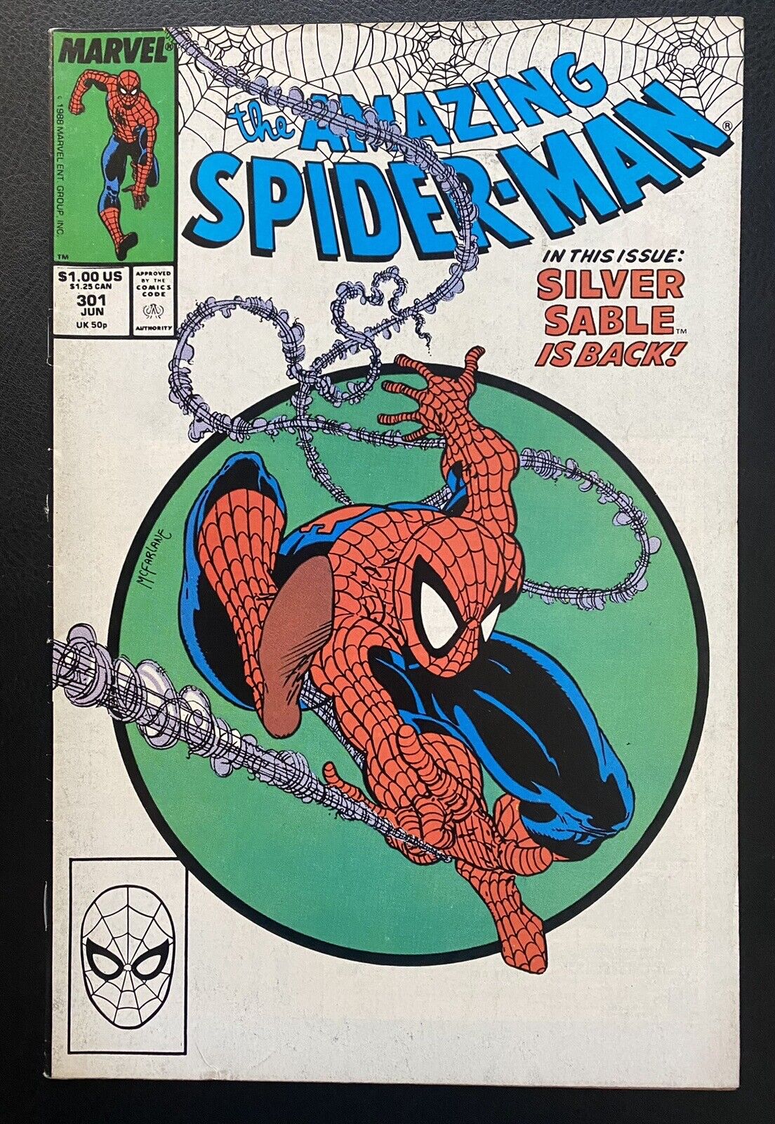 Amazing Spider-Man #301 Venom Appearance 1988 Todd McFarlane Classic Mid Grade