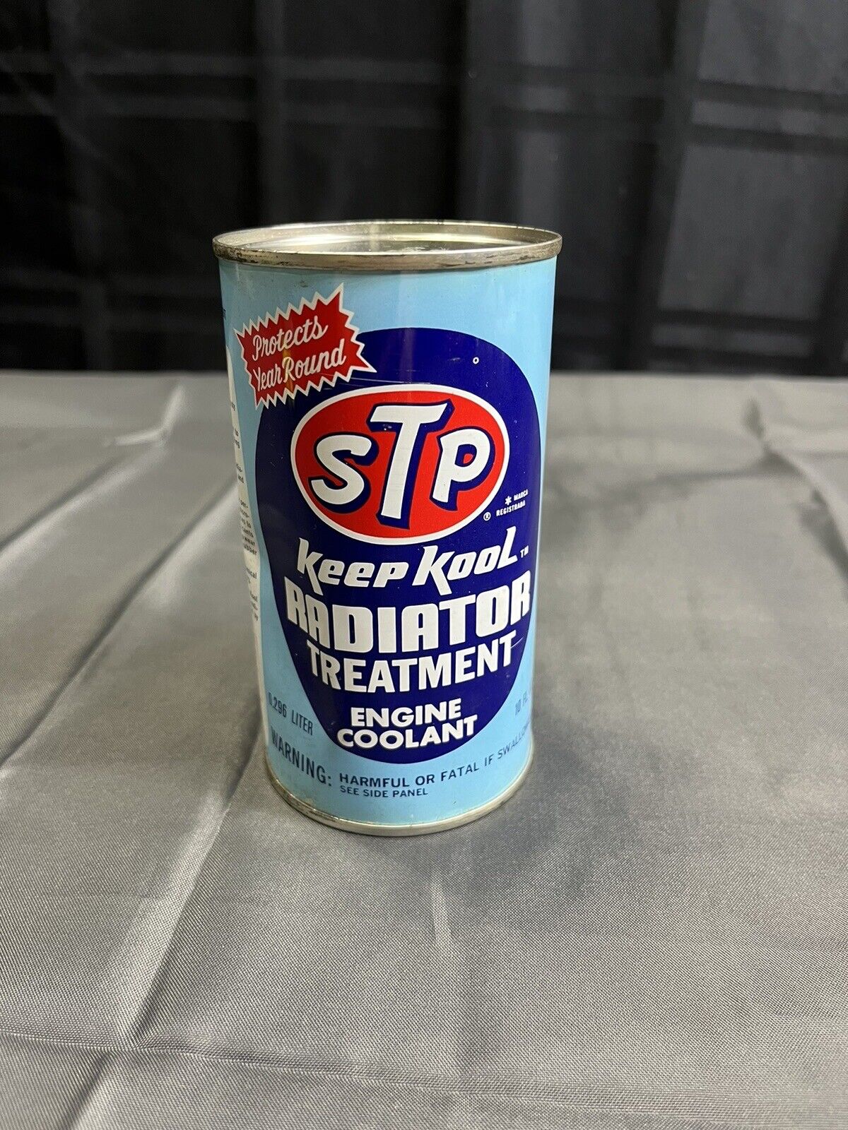 Vintage 1970 STP Keep Kool Radiator Treatment Can Full 10 OZ