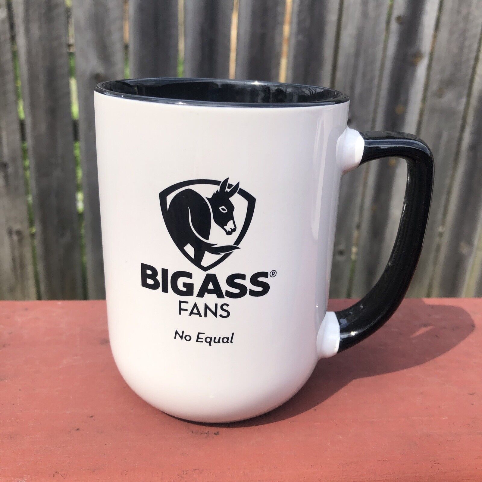 Big Ass Fans No Equal Logo Coffee Mug  4 1/2\