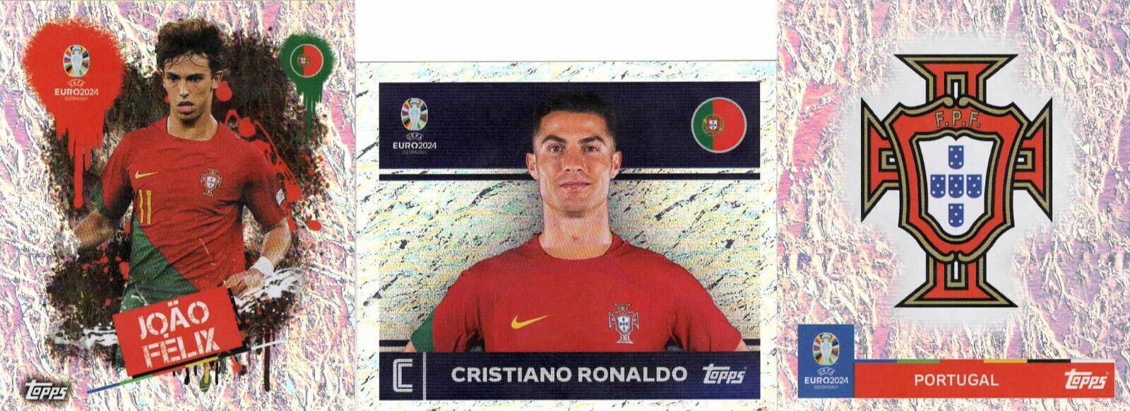 TOPPS Euro 2024 Sticker All 21 Portugal