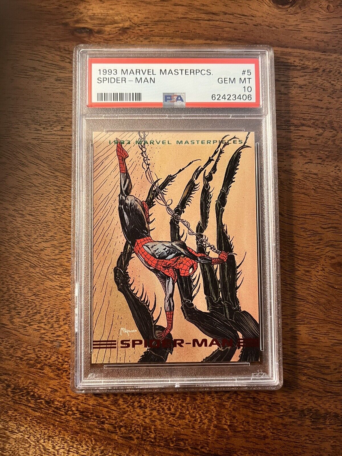 1993 Marvel Masterpieces Spider-Man #5 PSA 10 🔥