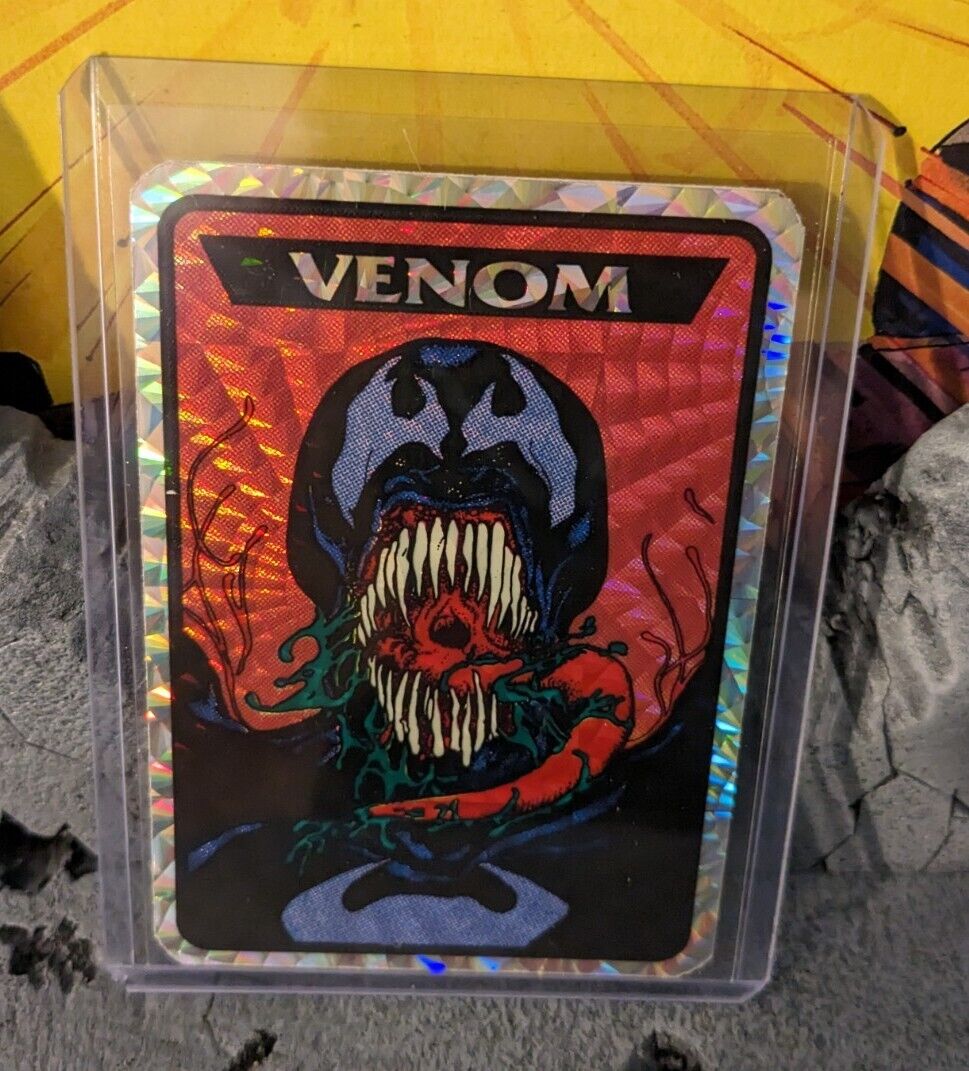 NM/M (VENOM) 1993 Marvel Masterpieces Prism Vending Sticker Prismatic Very Rare