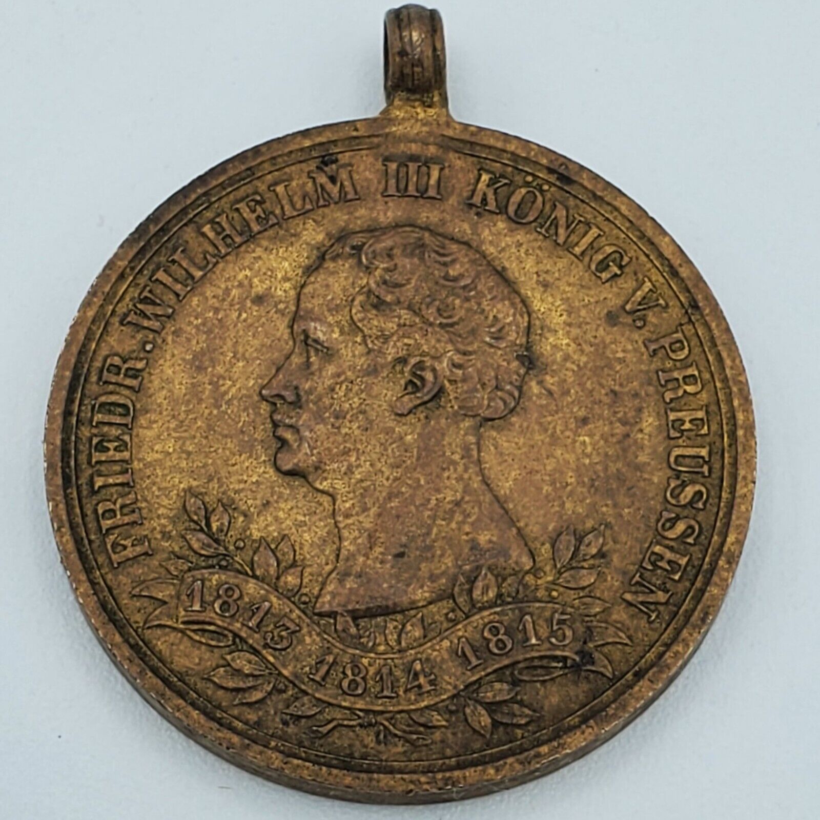 German Napoleonic War Veteran medal 1813 1815 1863 Prussia award badge original