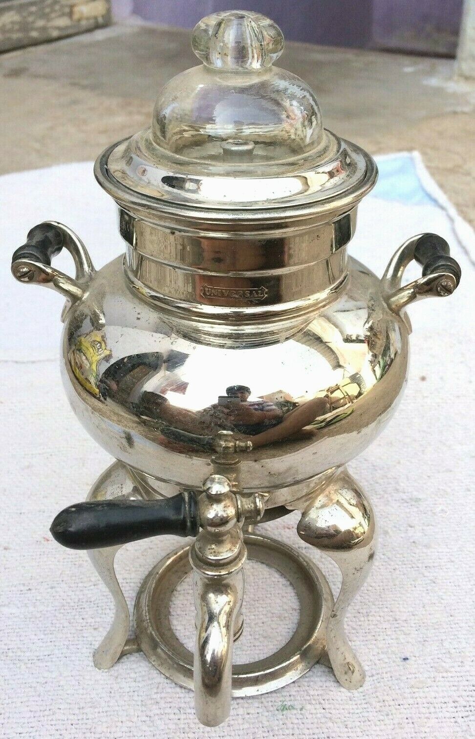 Vintage Universal Hot Tea Coffee Brass Kettle Kitchenware Decorative Collectible