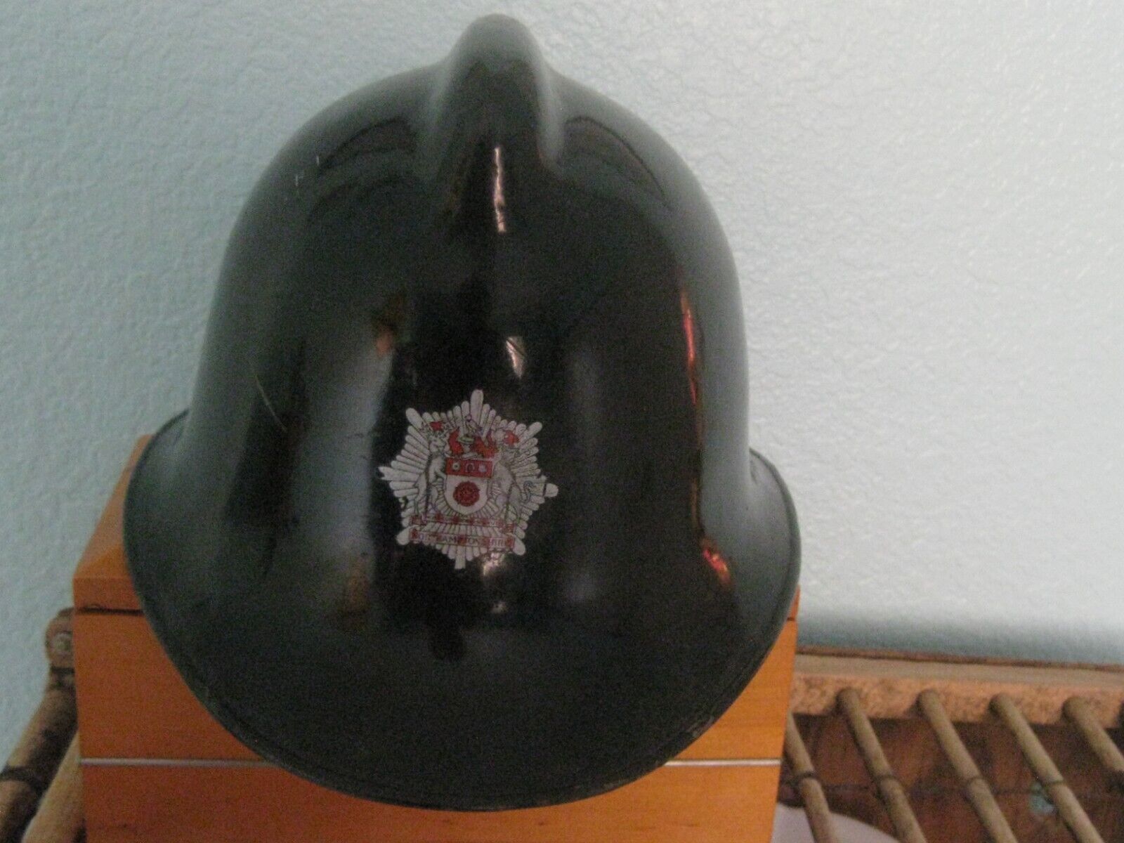 Firemen's helmet British Northhamptonshire