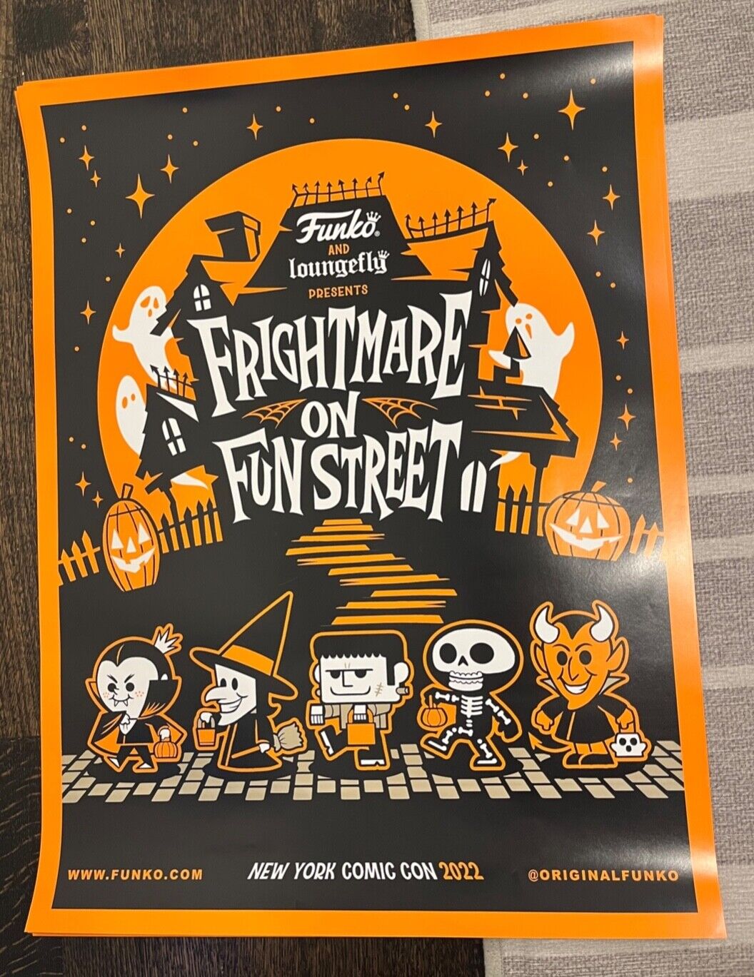NYCC 2022 Funko Frightmare On Fun Street Poster Pop