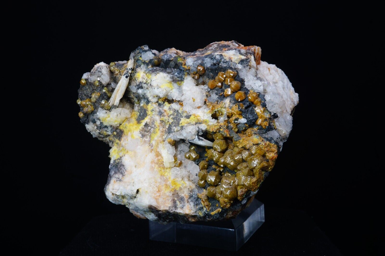 Mimetite var Campylite / Rare 9.5cm Mineral Specimen / Dry Gill Mine, England