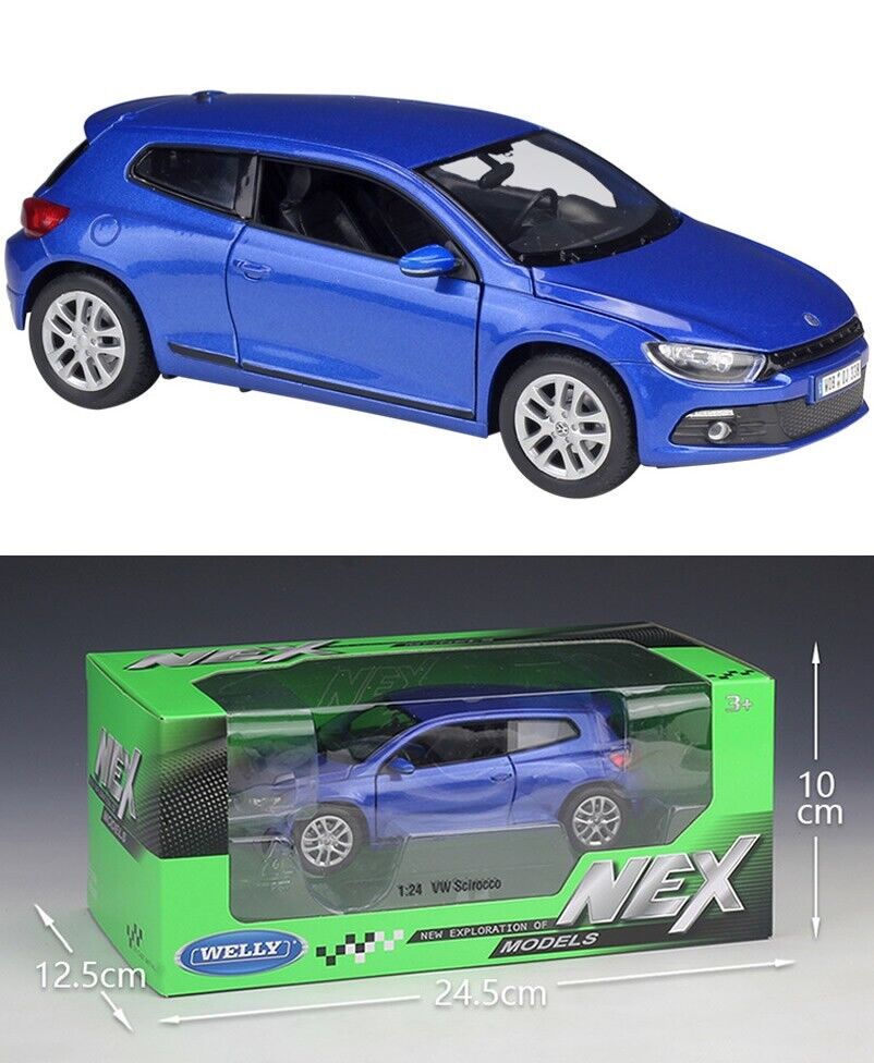 WELLY 1:24 VW Scirocco Alloy Diecast Vehicle Sports Car MODEL TOY Collection