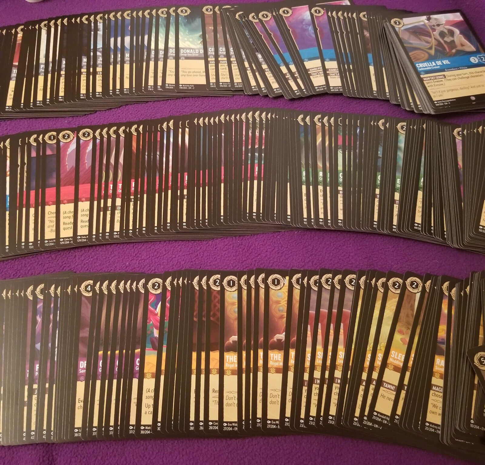 Disney Lorcana trading cards - You Choose 10 - From all chapters - Commons lot