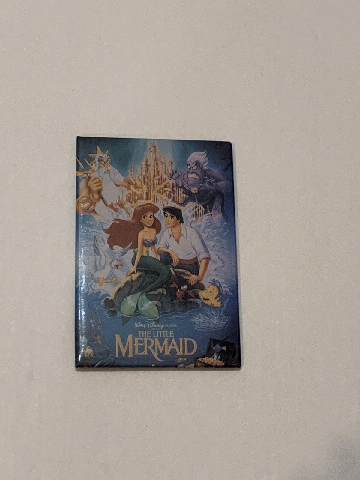 Vintage Disney Magnet Little Mermaid Ariel 90’s USA Rectangle