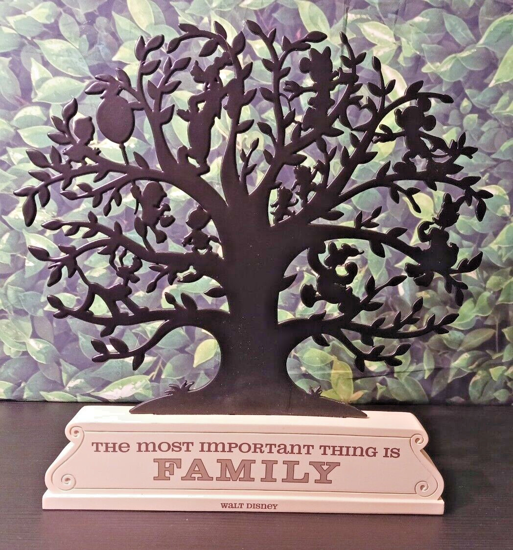 Hallmark Disney The Most Important Thing is Family Metal Tree Silhouette 