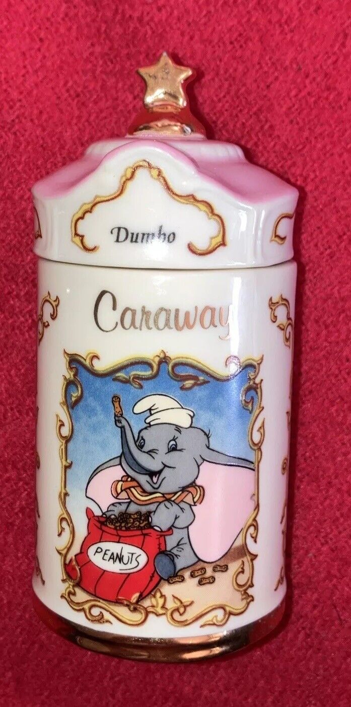 1995 Lenox Walt Disney Spice Jar Collection: Dumbo - Caraway