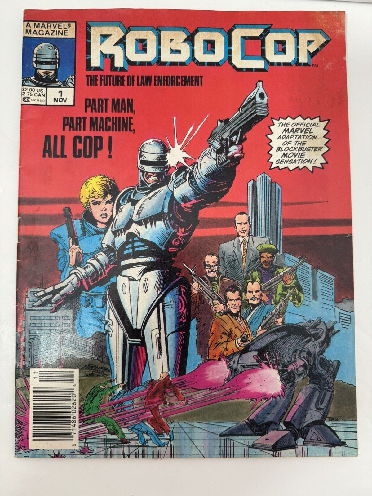 RoboCop Magazine #1 [Marvel 1987] 1st appearance