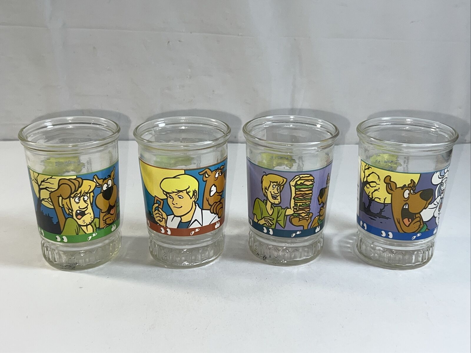 Vintage 90s Scooby Doo Welch’s Jelly Jar’s 3,4,5 & 6 Unused