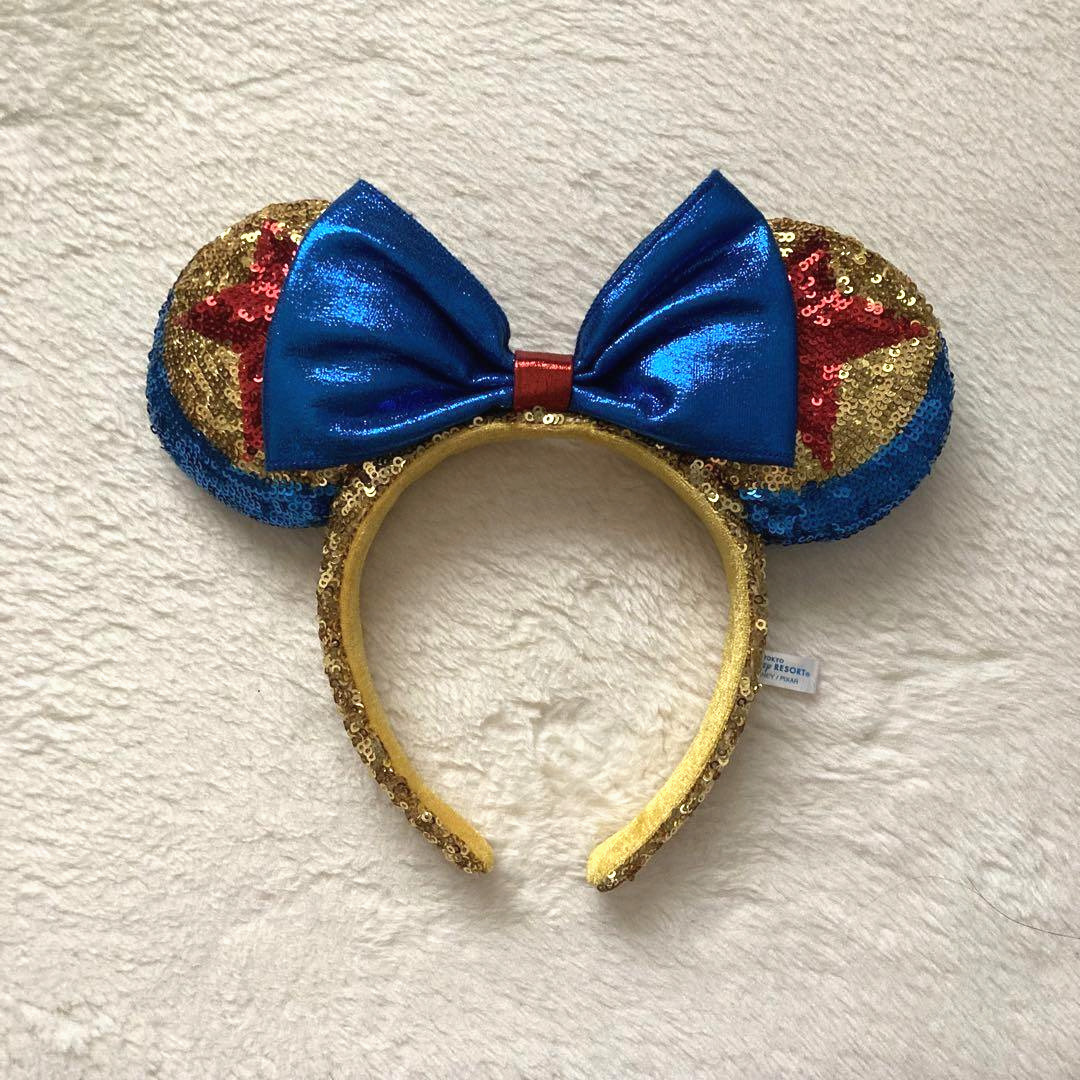 Tokyo Disney Minnie Toy Story Pixar Ball Luxo Ball Sequin Ears Headband