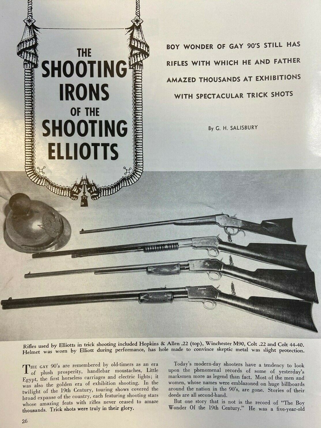 1955 Guns of the Shooting Elliotts illustrated