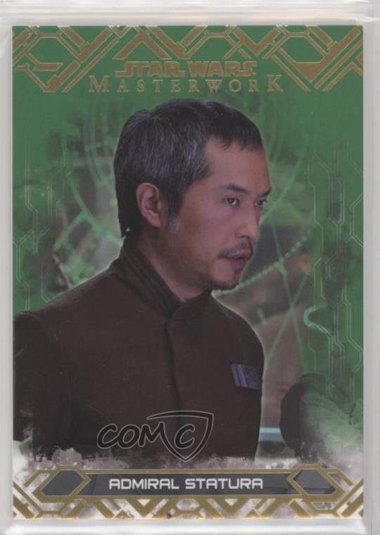 2017 Topps Star Wars Masterwork Green 32/99 Admiral Statura #70 u6i