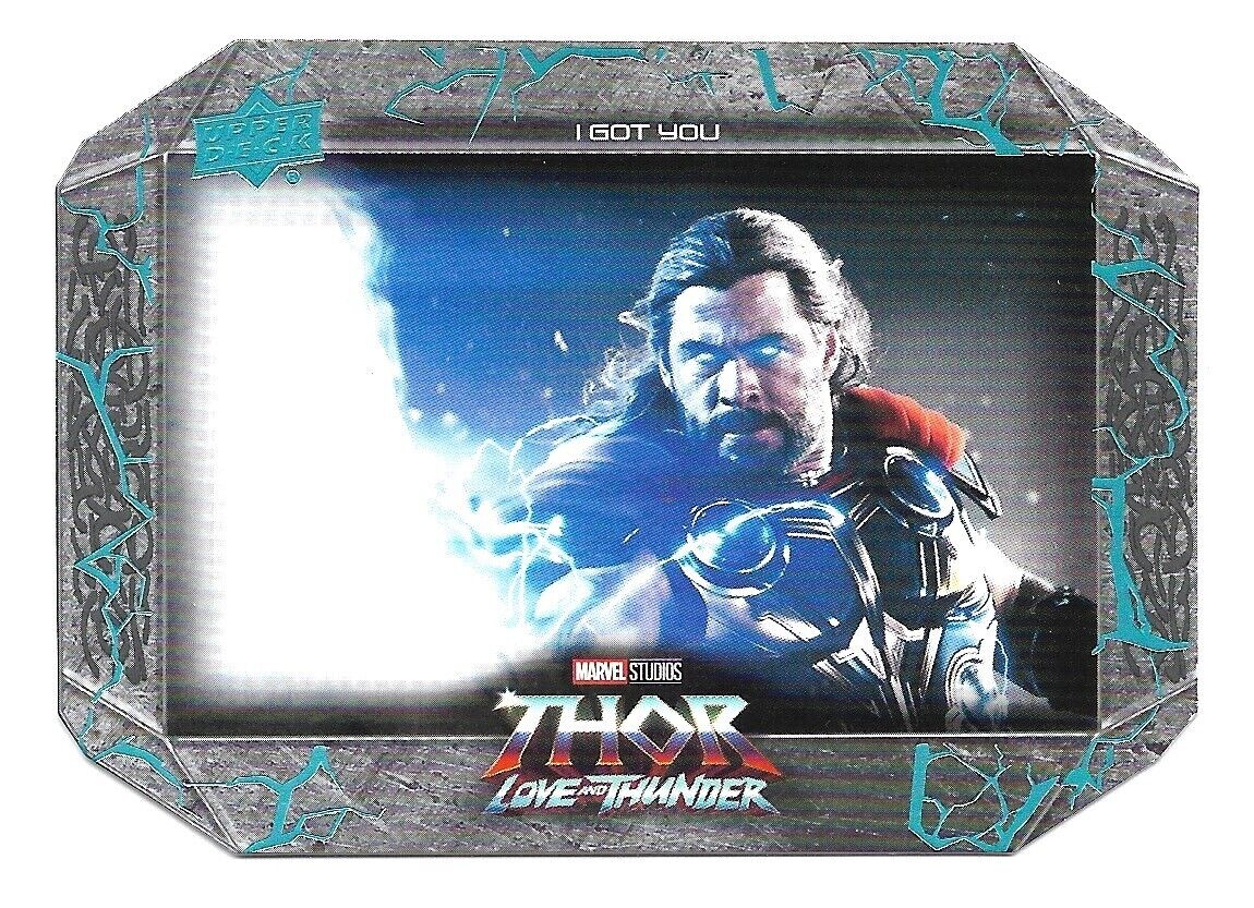 2023 UD THOR LOVE & THUNDER - #61 - I GOT YOU HAMMER DIE-CUT PARALLEL #190/299