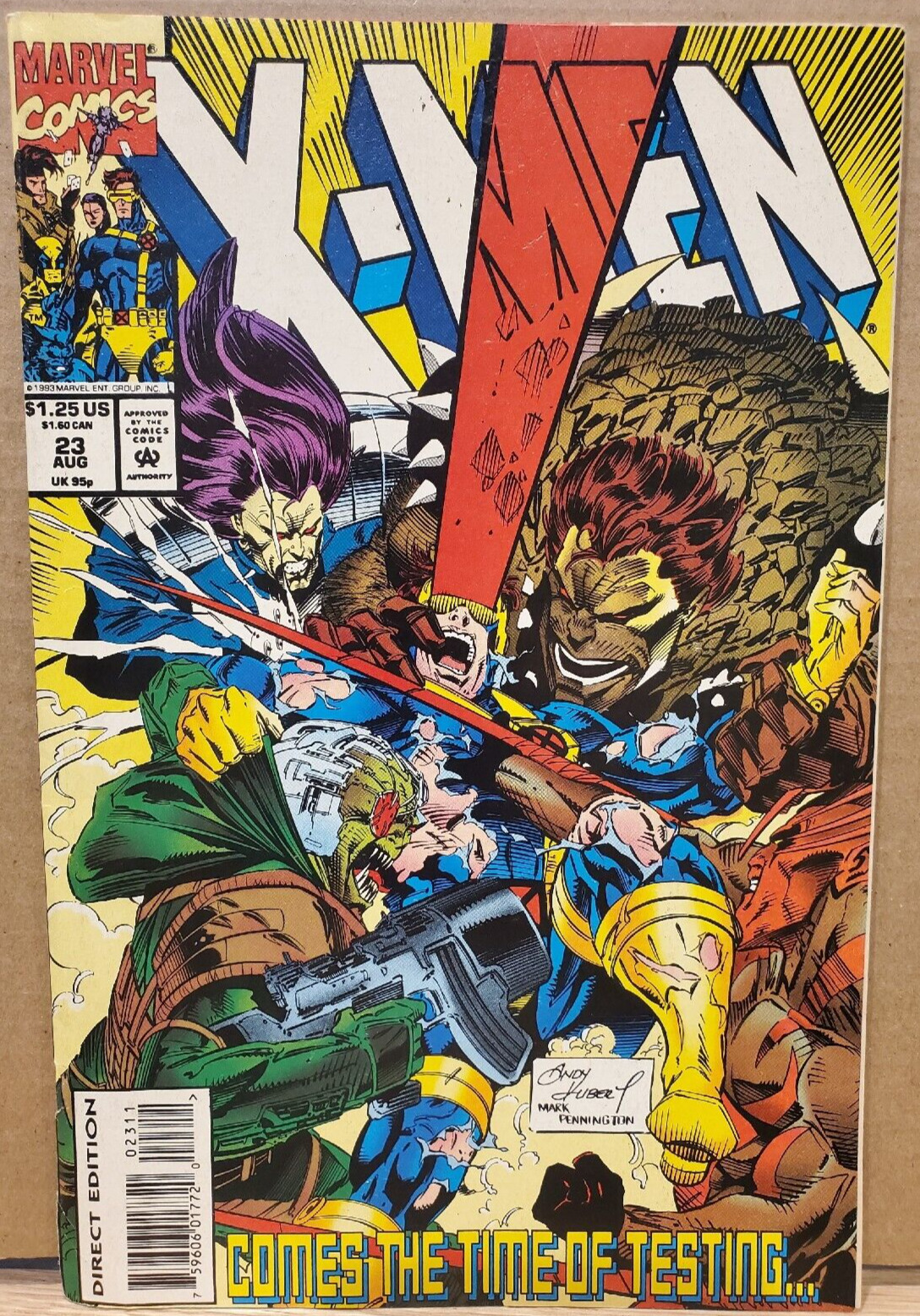 X-Men 23 Sinister Stryfe Cyclops Fabian Nicieza Andy Kubert 1993 Marvel Comics