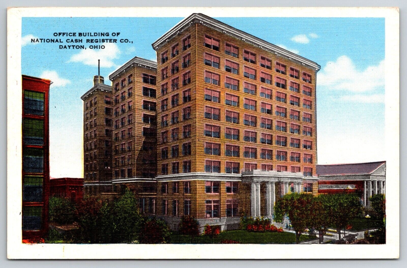 National Cash Register Bldg, Dayton, Ohio Postcard S3025