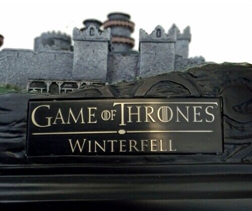 Game of Thrones Castle Winterfell Sculpture - HBO Diorama Statue House Stark NEW