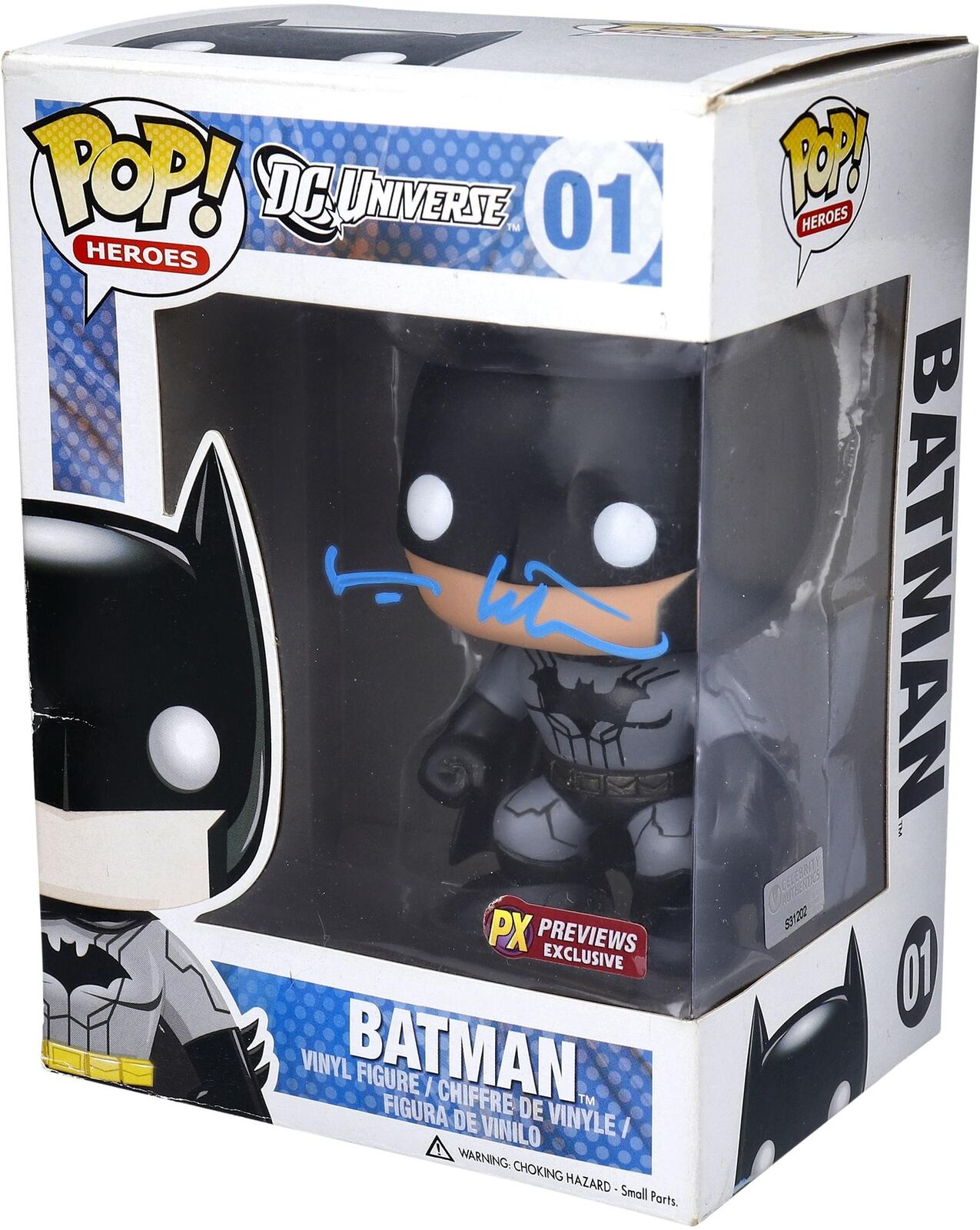 Val Kilmer Autographed Batman DC Universe #1 Funko Pop Figurine