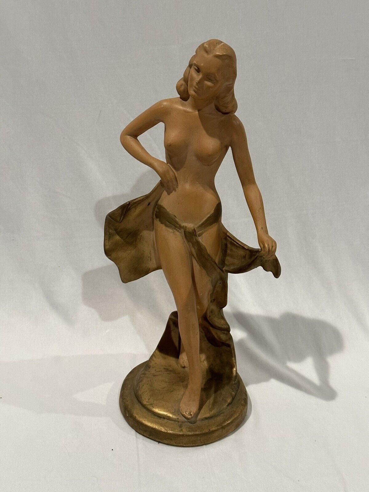 1930/40’s Chalkware Figural Statue 15” Tall
