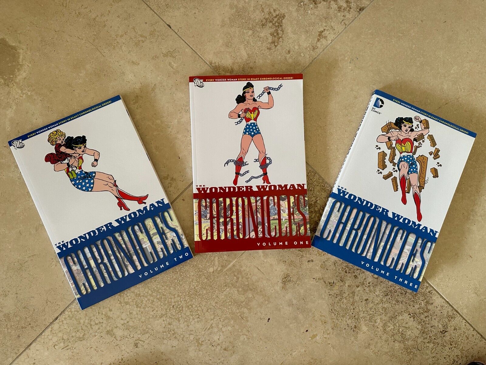 The Wonder Woman Chronicles, Volumes 1-3, DC Comics, 1st Printing 2012. 1941-43.