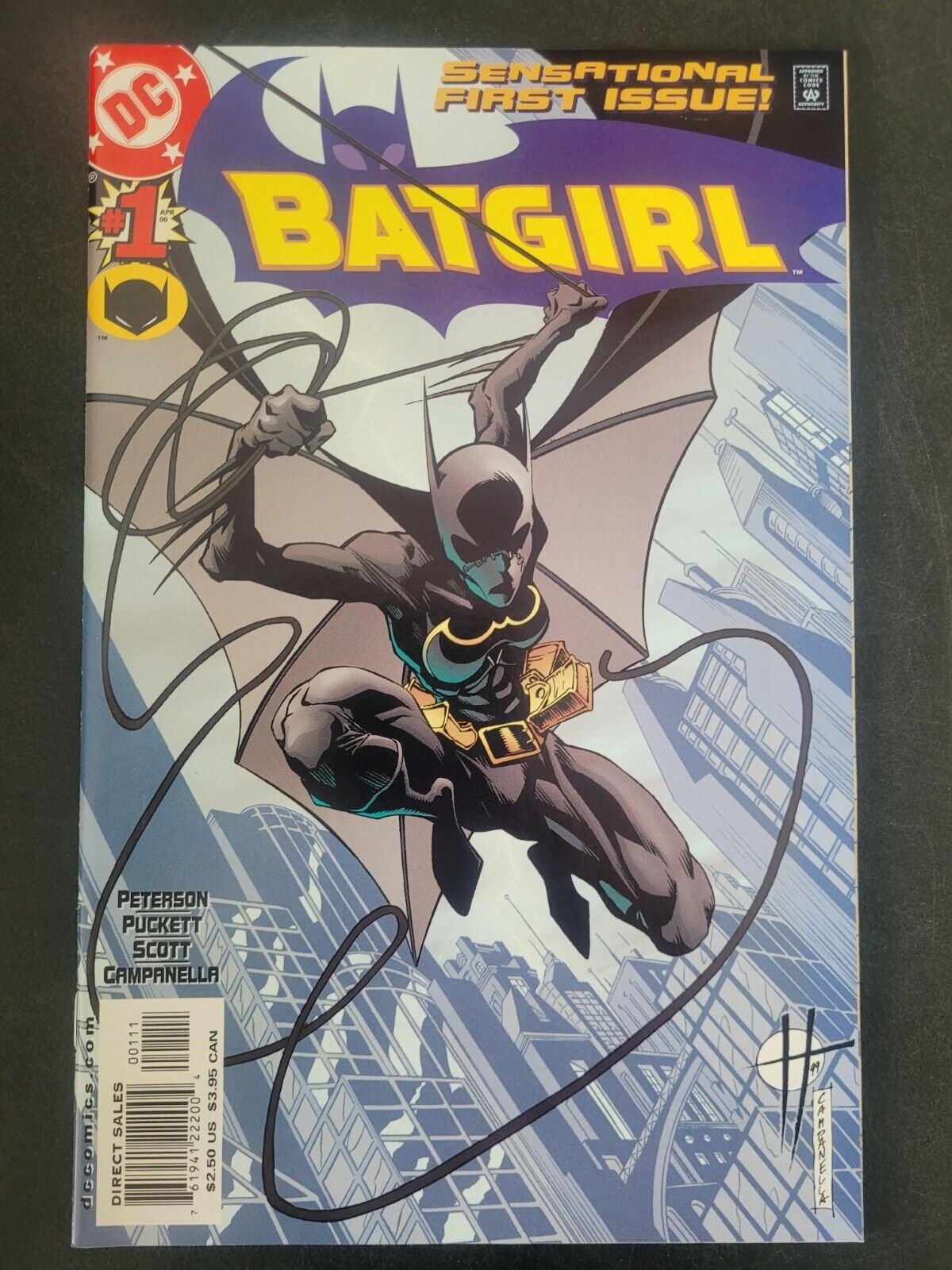 BATGIRL #1 (2000) DC COMICS BATMAN ORACLE DAMION SCOTT ART KELLY PUCKETT