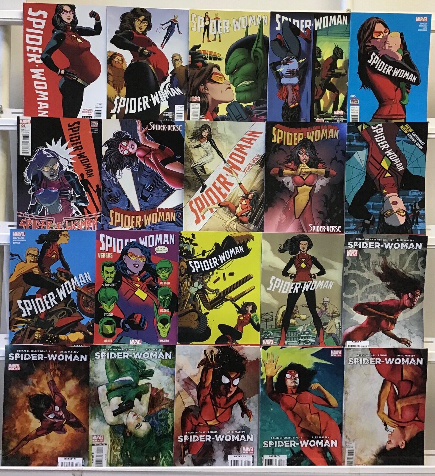 Marvel Comics Spider-Woman Comic Book Lot of 20