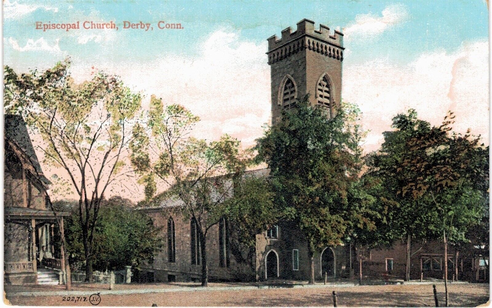 Derby CT Episcopal Church 1901 Unused 