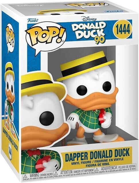 Funko Pop Disney 90th Anniversary Dapper Donald Duck Vinyl Figure #1444
