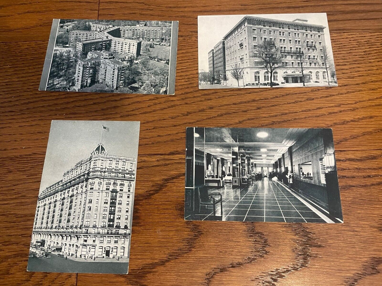 Washington DC Hotel Lot of 4 Old Postcards 