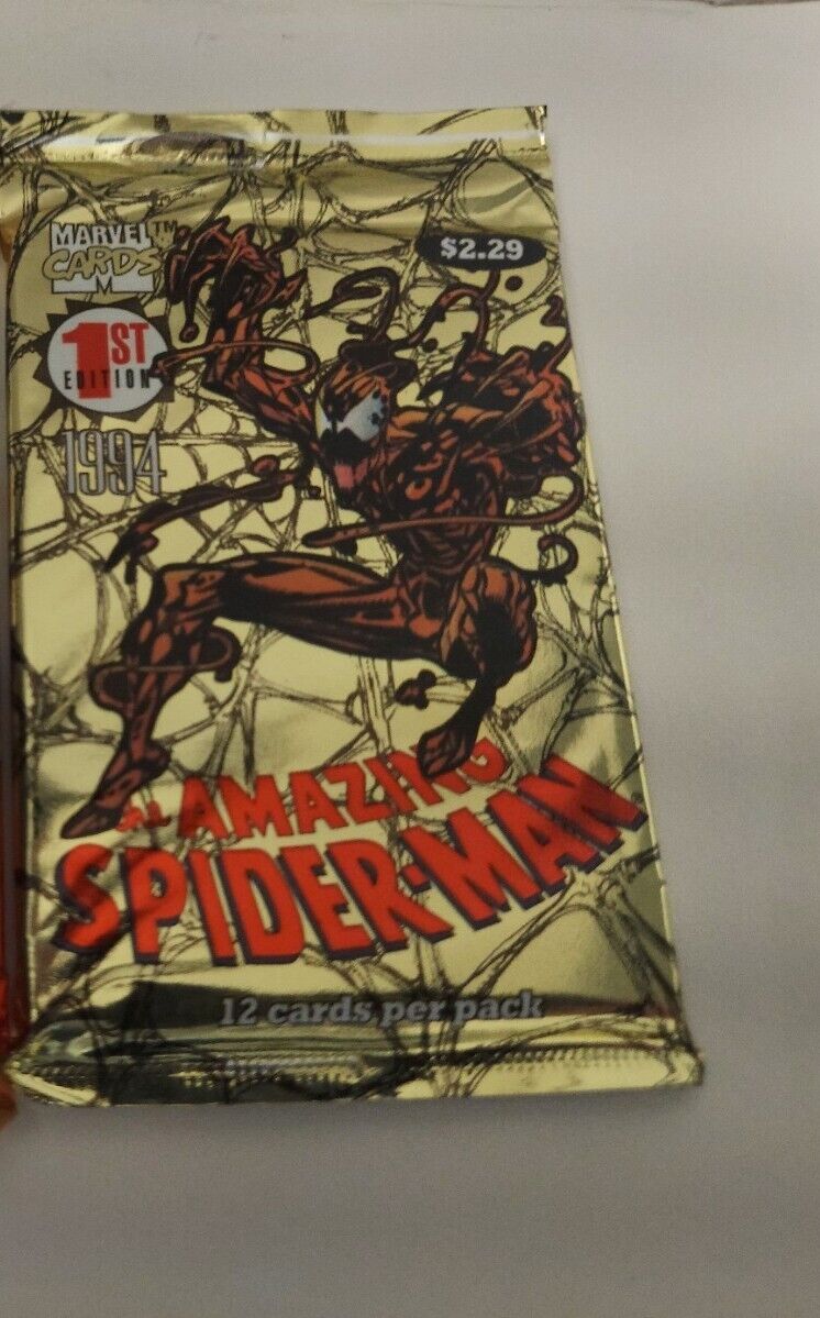 (1) Unopened Pack 1994 Fleer Marvel The Amazing Spiderman 1st Edition