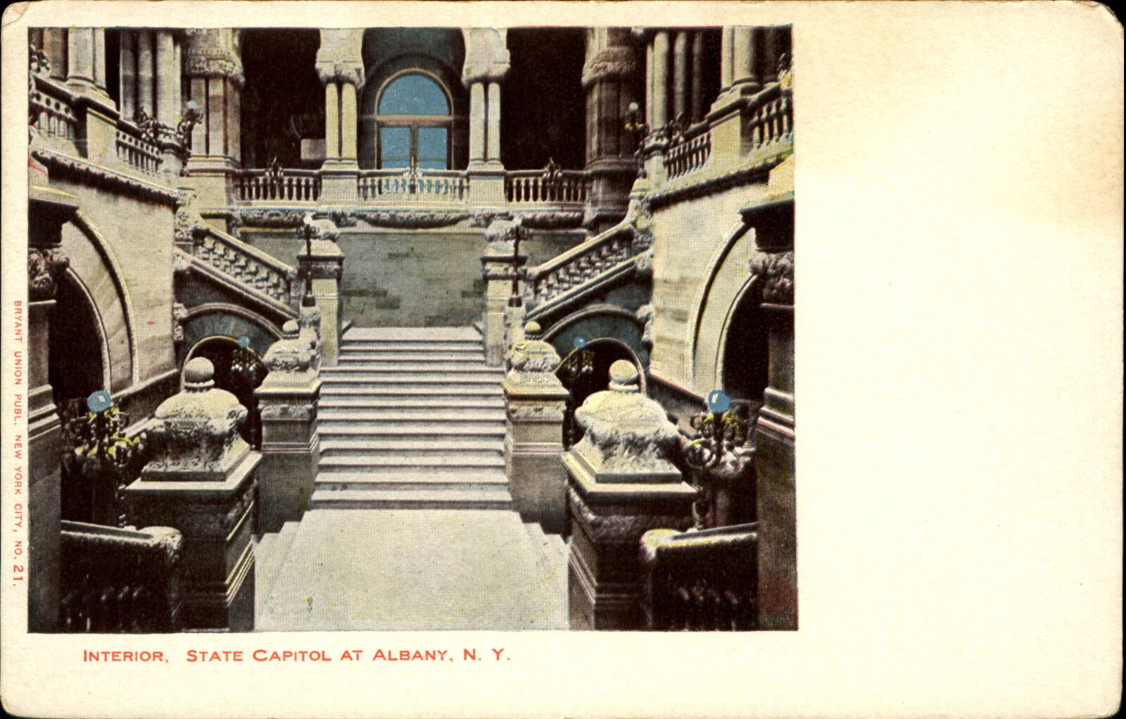 Interior of State Capitol Albany New York NY UDB c1905