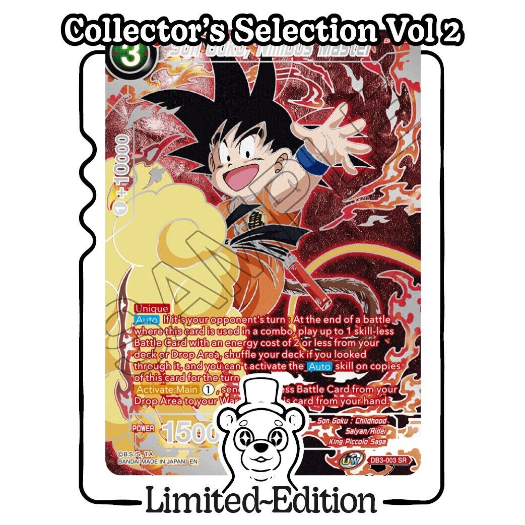 Son Goku, Nimbus Master - DB3-003 - Collectors Selection Vol 2 - DBS