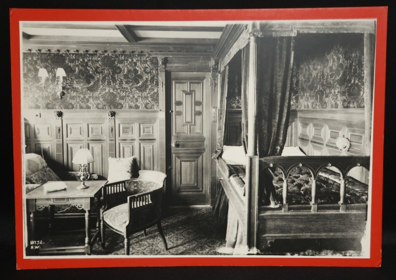 RMS Titanic White Star Line Lavish Interior Room Suite Steamship Large Photo