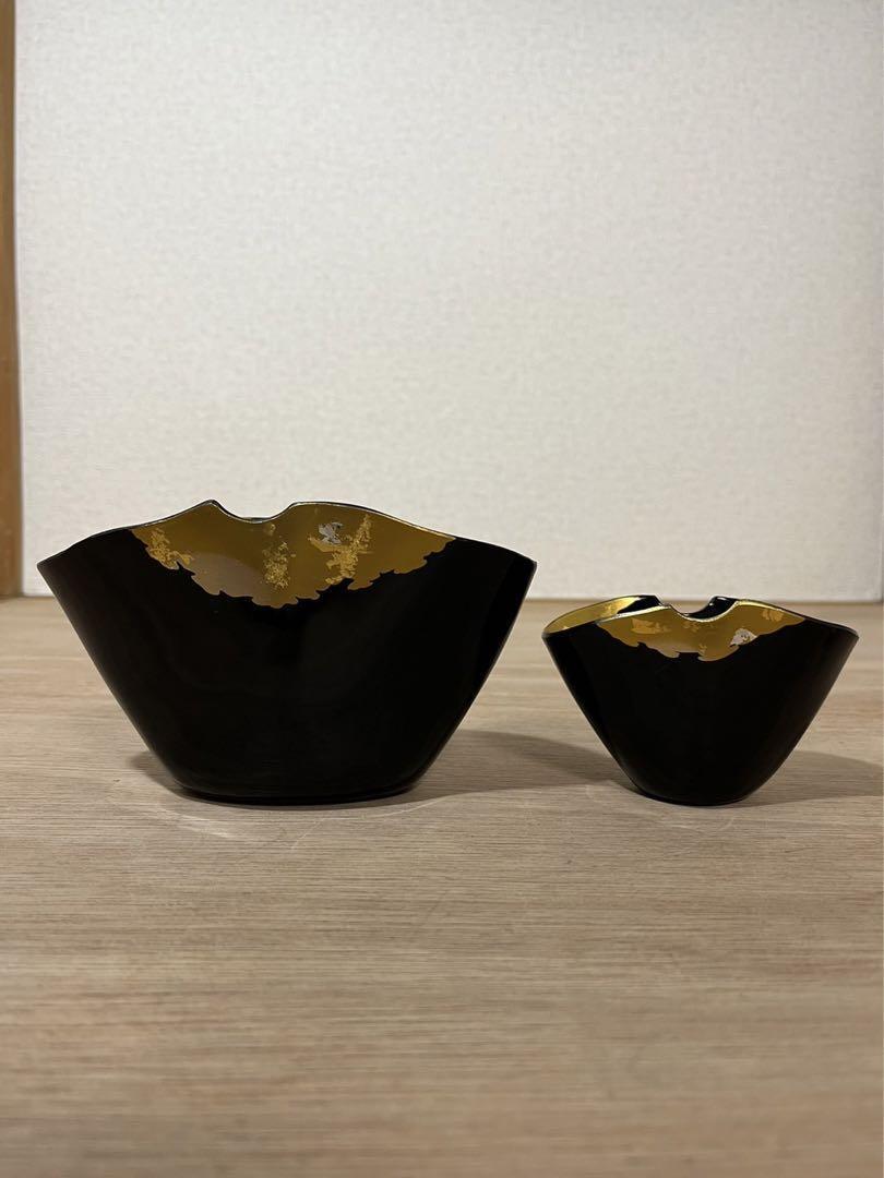 Japanese Gold Leaf Lacquerware Fancy Ball Set