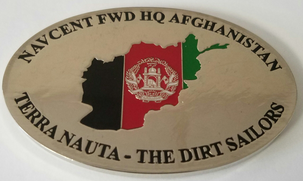 US Navy OEF ISAF NAVCENT FWD HQ Afghanistan Terra Nauta - The Dirt Sailors