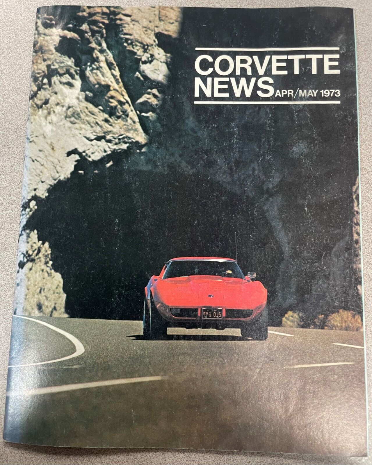 Vintage Corvette News Magazine - April/May 1973